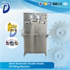 Semi-automatic Double Heads Oil Filling Machine for Various big volume